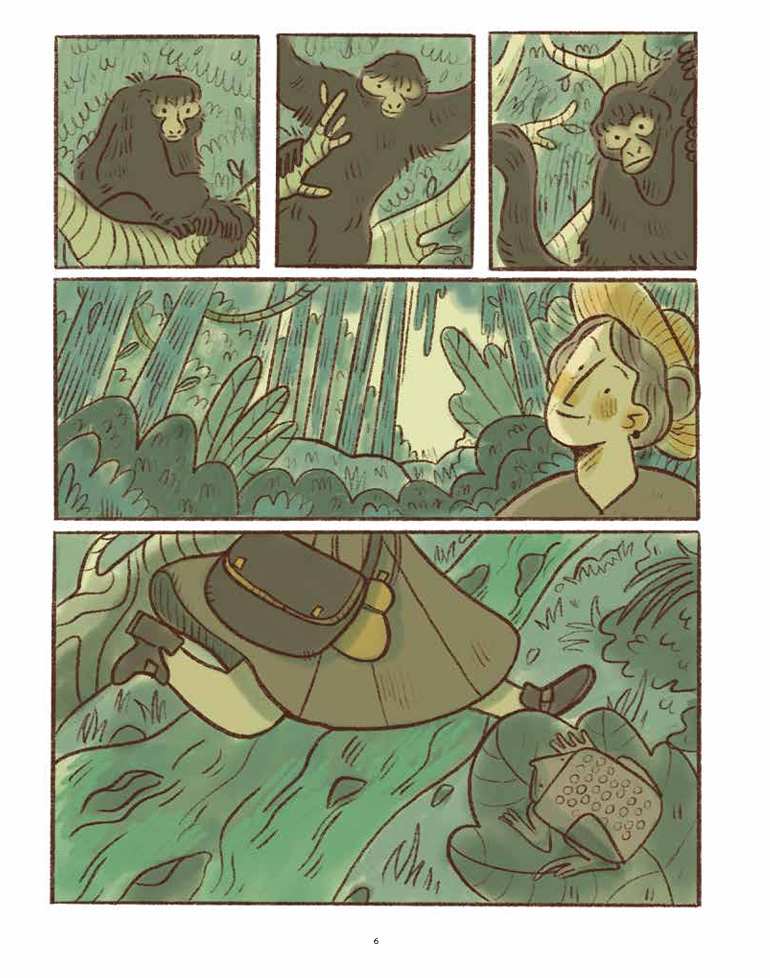 A Woman and Her Butterflies - comic page 1