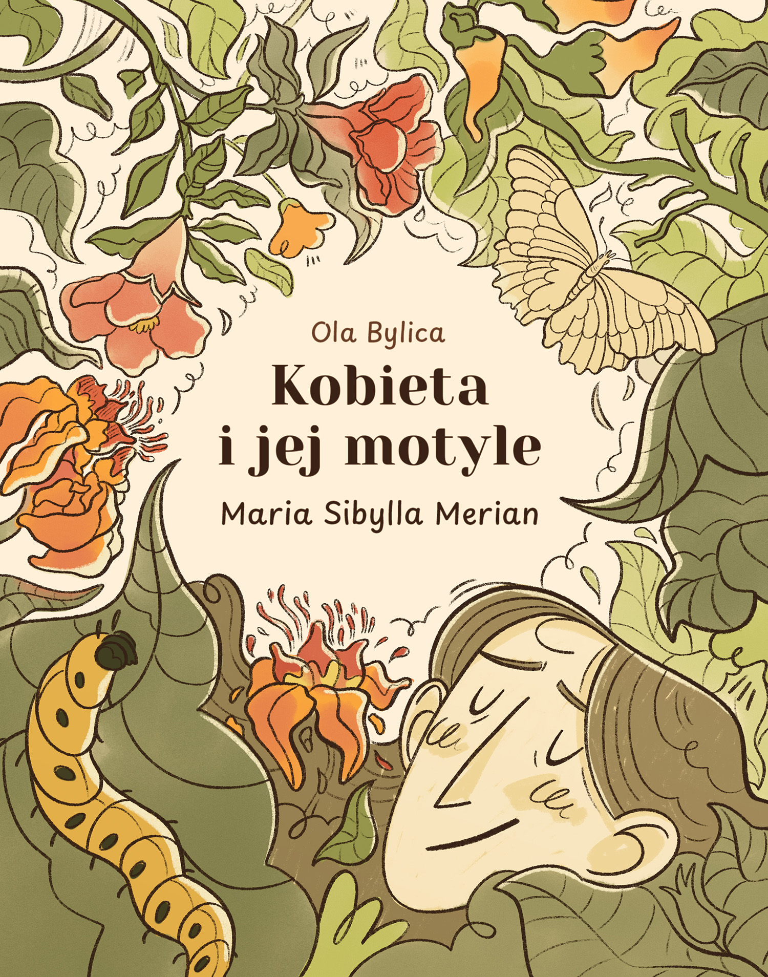 Kobieta i jej motyle - comic book cover