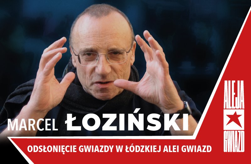 Marcel Łoziński w Łódzkiej Alei Gwiazd