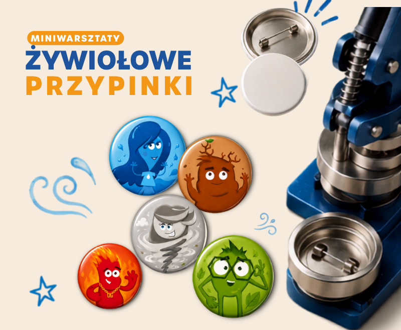 Żywiołowe przypinki