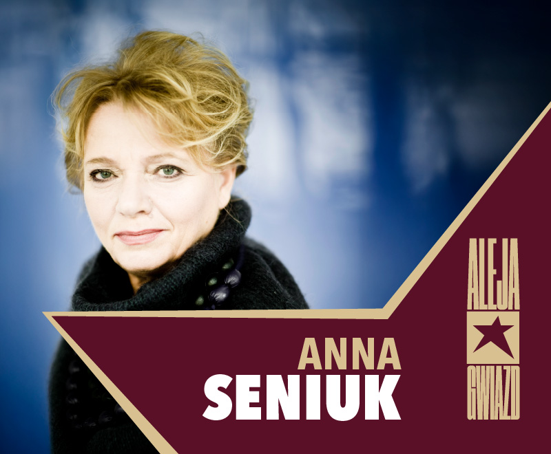 Anna Seniuk w Łódzkiej Alei Gwiazd