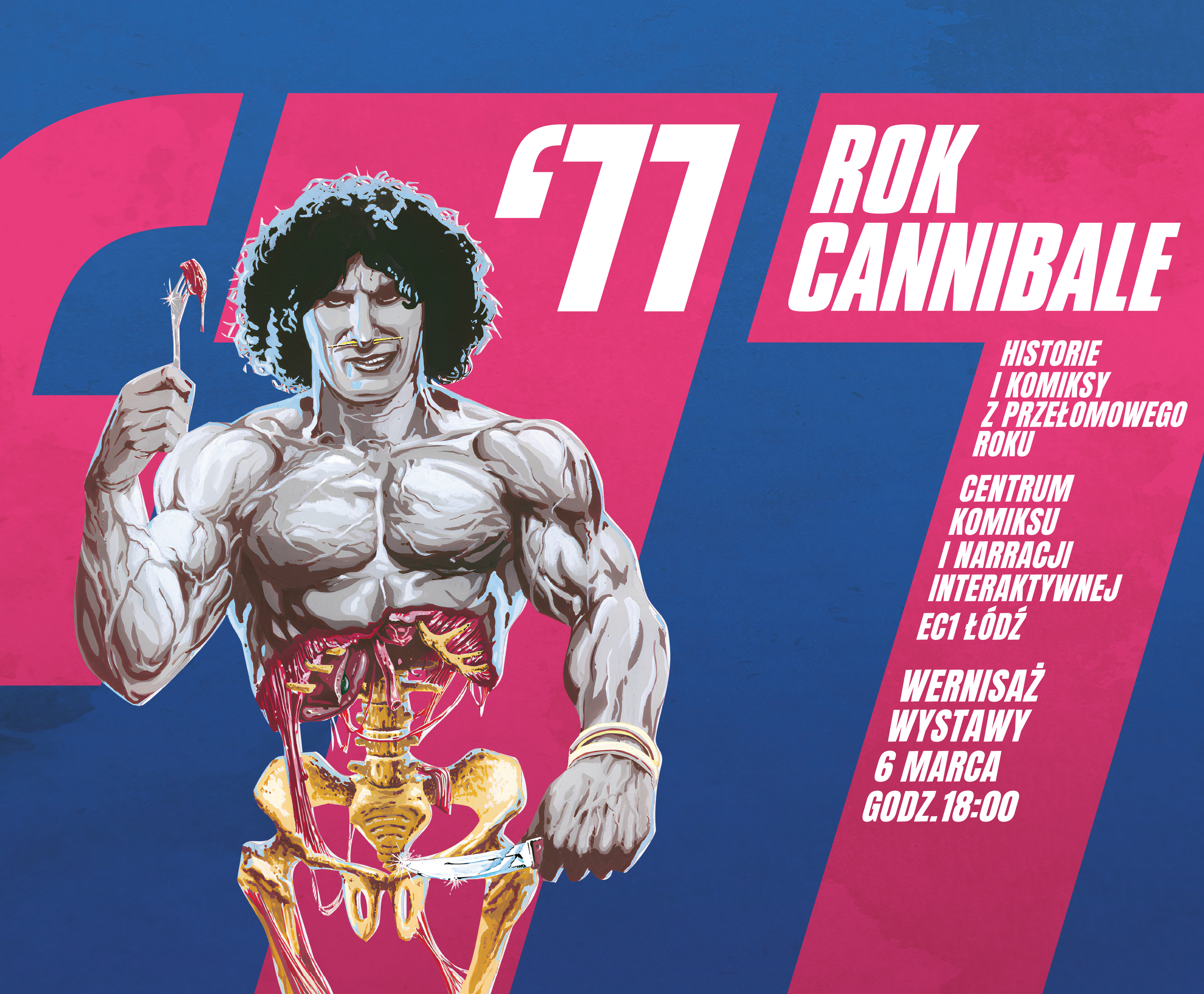 Wernisaż wystawy 77. Rok Cannibale. Historie i komiksy z roku przełomu Wernisaż wystawy 77. Rok Cannibale. Historie i komiksy z roku przełomu