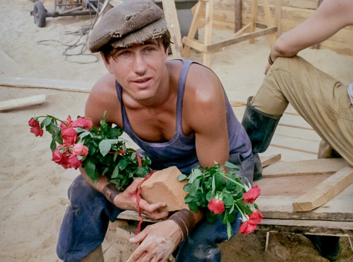 Kadr z filmu Człowiek z marmuru