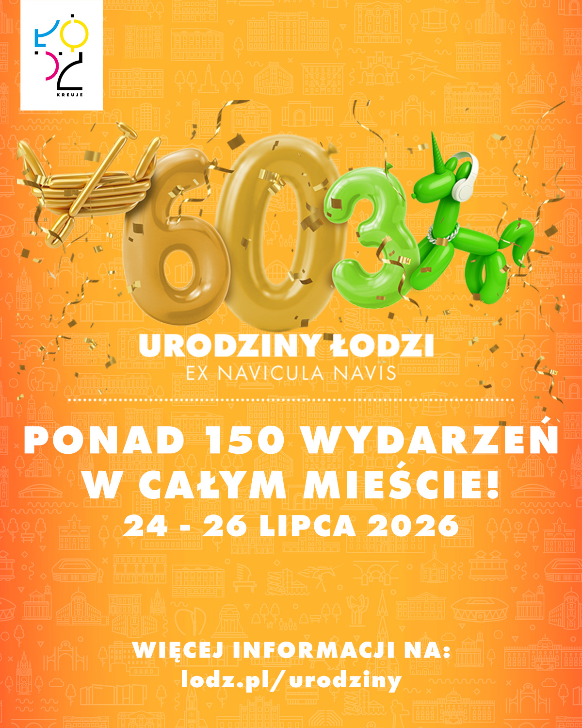 Urodziny Łodzi 2026 Urodziny Łodzi 2026